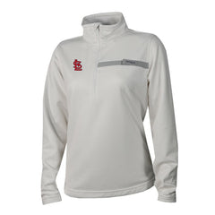 St. Louis Cardinals Women's Skiff Guide Fleece Half-Zip Pullover Jacket White | Columbia