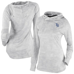 Tampa Bay Rays Women's Omni-Wick Sunday Ball Raglan Pullover Hoodie White | Columbia
