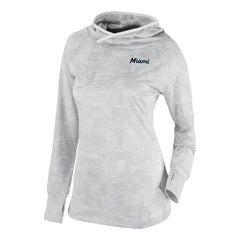 Miami Marlins Women's Omni-Wick Sunday Ball Raglan Pullover Hoodie White | Columbia