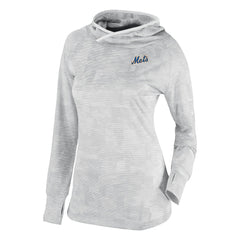New York Mets Women's Omni-Wick Sunday Ball Raglan Pullover Hoodie White | Columbia