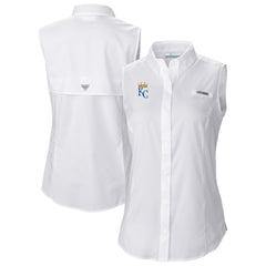Kansas City Royals Women's Tamiami Sleeveless Shirt White | Columbia