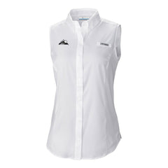 Colorado Rockies Women's Tamiami Sleeveless Shirt White | Columbia