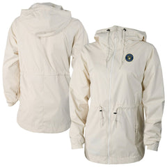 Milwaukee Brewers Women's Lily Park Full-Zip Rain Jacket Cream | Columbia