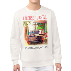Baltimore Orioles Margaritaville License to Chill Fleece Sweatshirt Cream