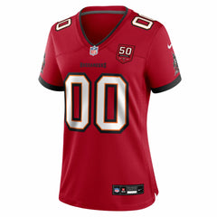 Tampa Bay Buccaneers Women's 50th Season Custom Game Jersey - Red