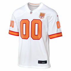 Tampa Bay Buccaneers Youth 50th Anniversary Custom Game Jersey - White