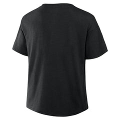 Utah Mammoth Fanatics Women's Combo Stadium Slub Boxy T-Shirt Black