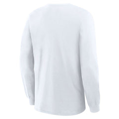 Utah Mammoth Fanatics Wordmark Legacy Long Sleeve T-Shirt White