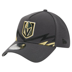 Vegas Golden Knights New Era Zig Zag 39THIRTY A-Frame Perforated Flex Hat Gray