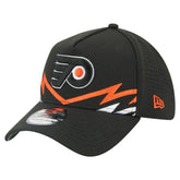 Philadelphia Flyers New Era 39THIRTY A-Frame Perforated Flex Hat Black
