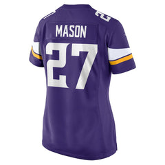 Jordan Mason Minnesota Vikings Women's Team Game Jersey - Purple