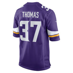 Tavierre Thomas Minnesota Vikings Team Game Jersey - Purple