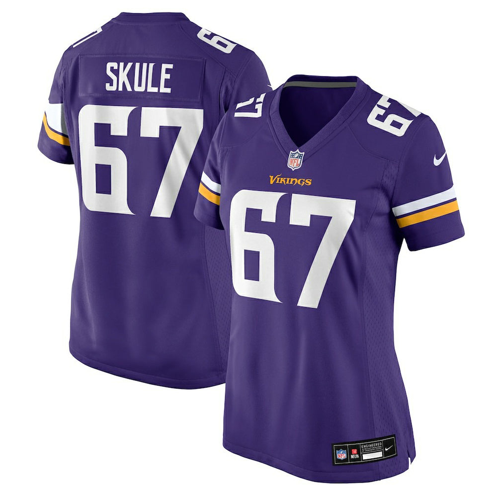Justin Skule Minnesota Vikings Women's Team Game Jersey - Purple