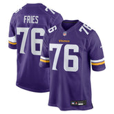 Will Fries Minnesota Vikings Team Game Jersey - Purple