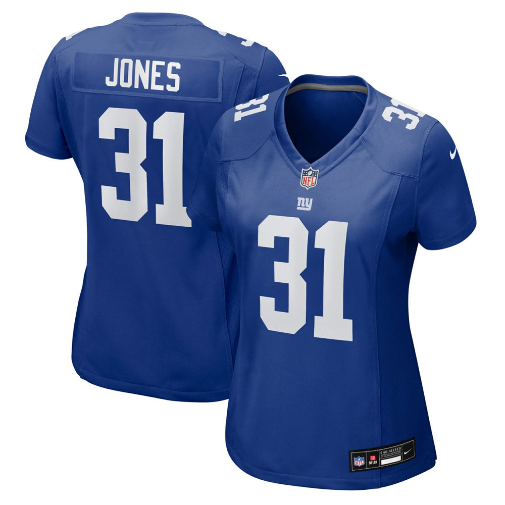Nic Jones New York Giants Women's Team Game Jersey - Royal