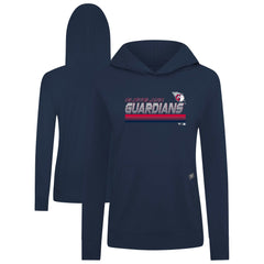 Cleveland Guardians Levelwear Women's Relay Breaker Pullover Hoodie Navy