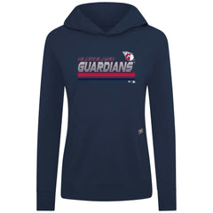 Cleveland Guardians Levelwear Women's Relay Breaker Pullover Hoodie Navy