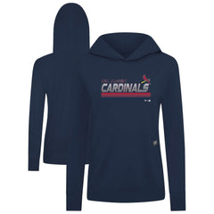 St. Louis Cardinals Levelwear Women's Relay Breaker Pullover Hoodie Navy