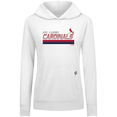 St. Louis Cardinals Levelwear Women's Relay Breaker Pullover Hoodie White