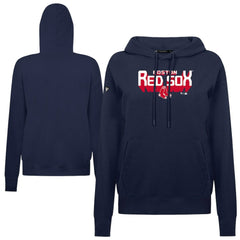 Boston Red Sox Levelwear Women's Adorn Retro 3D Pullover Hoodie Navy