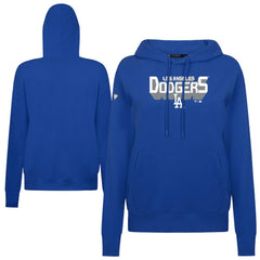 Los Angeles Dodgers Levelwear Women's Adorn Retro 3D Pullover Hoodie Royal