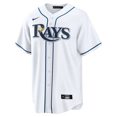 Junior Caminero Tampa Bay Rays Youth Home Replica Jersey - White
