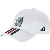 Mexico National Team Unisex FIFA x World Cup 2026 3 Stripes Baseball Adjustable Hat White - Adidas
