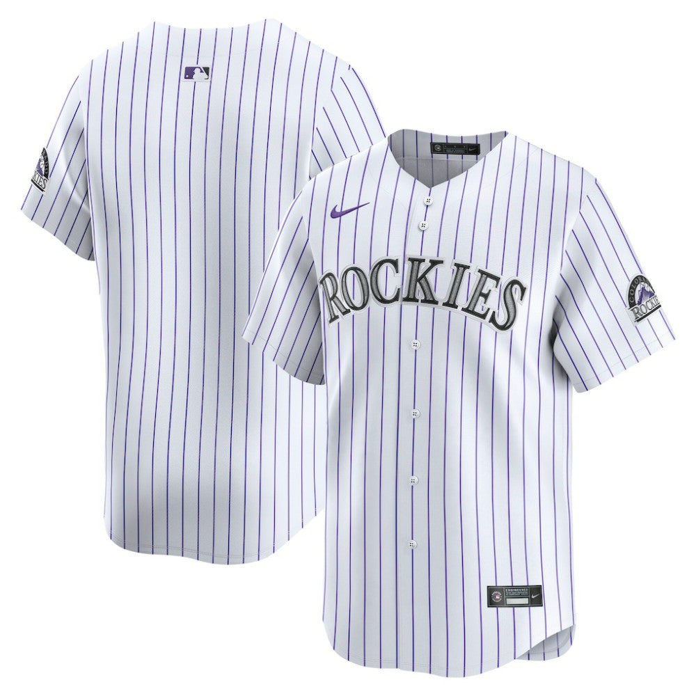 Colorado Rockies Youth Home Limited Jersey - White