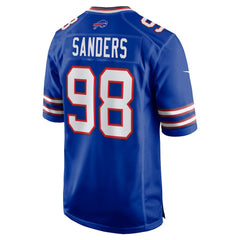 T.J. Sanders Buffalo Bills Team Game Jersey - Royal