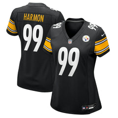 Derrick Harmon Pittsburgh Steelers Women's Team Game Jersey - Black