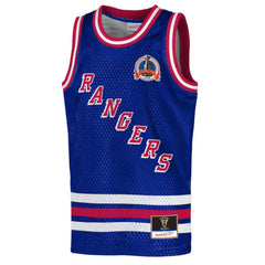 Mark Messier New York Rangers Mitchell & Ness Youth Maxxed Out Fashion Basketball Jersey Blue