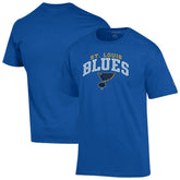 St. Louis Blues Champion Primary Logo T-Shirt Royal