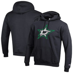Dallas Stars Champion Primary Logo 1-Hit Pullover Hoodie Black