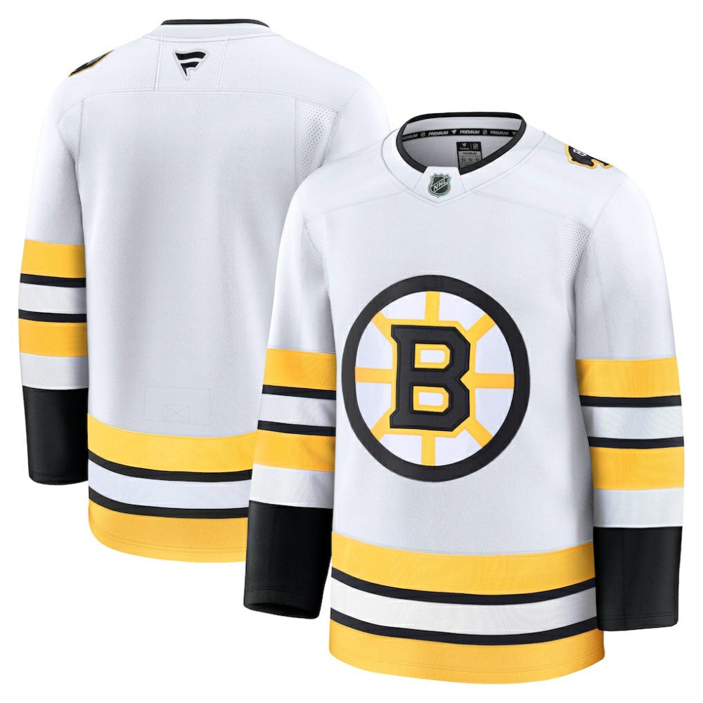 Boston Bruins Fanatics Away Premium Jersey White