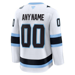 Utah Mammoth Fanatics Away Premium Custom Jersey White