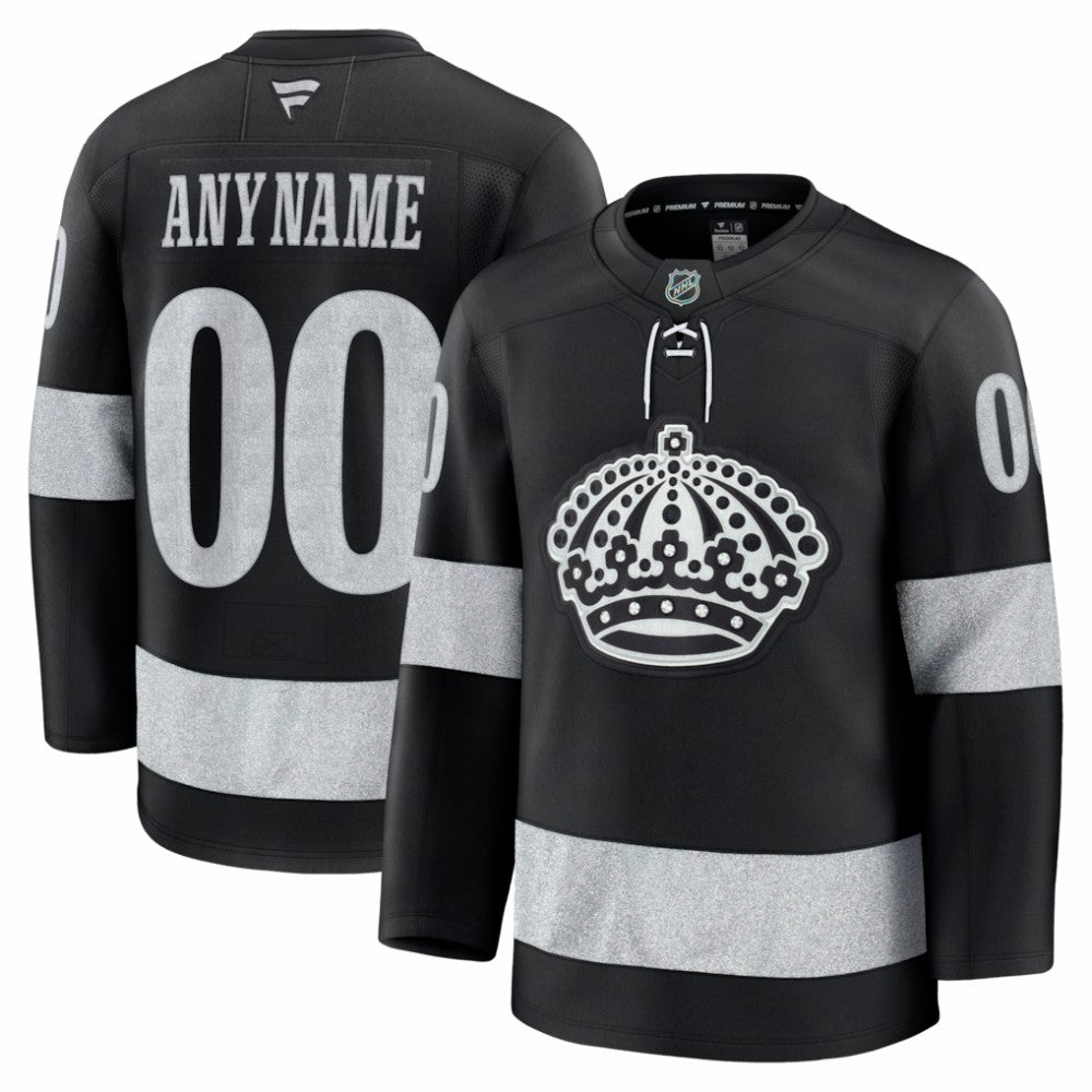 Los Angeles Kings Fanatics Alternate Premium Custom Jersey Black