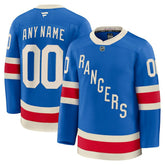 New York Rangers Fanatics Centennial Premium Custom Jersey Blue