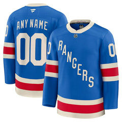 New York Rangers Fanatics Centennial Premium Custom Jersey Blue