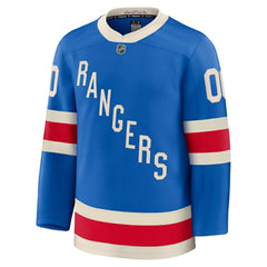New York Rangers Fanatics Centennial Premium Custom Jersey Blue
