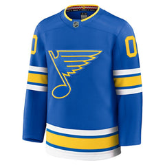 St. Louis Blues Fanatics Home Premium Custom Jersey Blue