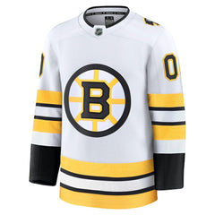 Boston Bruins Fanatics Away Premium Custom Jersey White