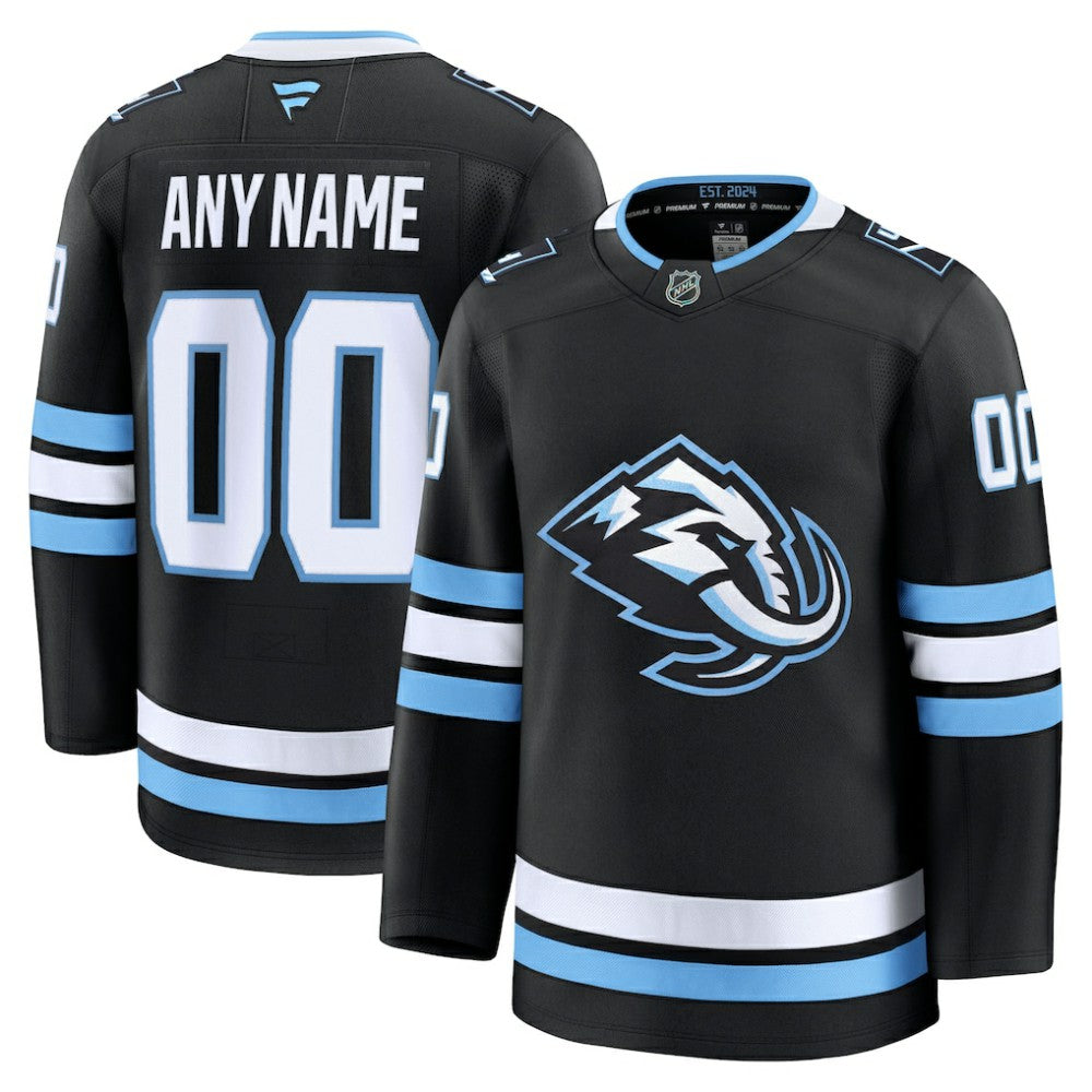 Utah Mammoth Fanatics Home Premium Custom Jersey Black