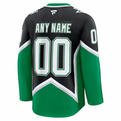 Dallas Stars Fanatics Alternate Premium Custom Jersey Black