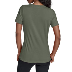 Athletics Starter Women's Fireworks Team Name V-Neck T-Shirt Green