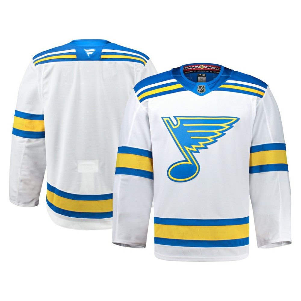 St. Louis Blues Fanatics Away Authentic Pro Jersey White