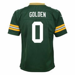 Matthew Golden Green Bay Packers Youth Team Game Jersey - Green