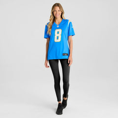 Omarion Hampton Los Angeles Chargers Women's Team Game Jersey - Powder Blue