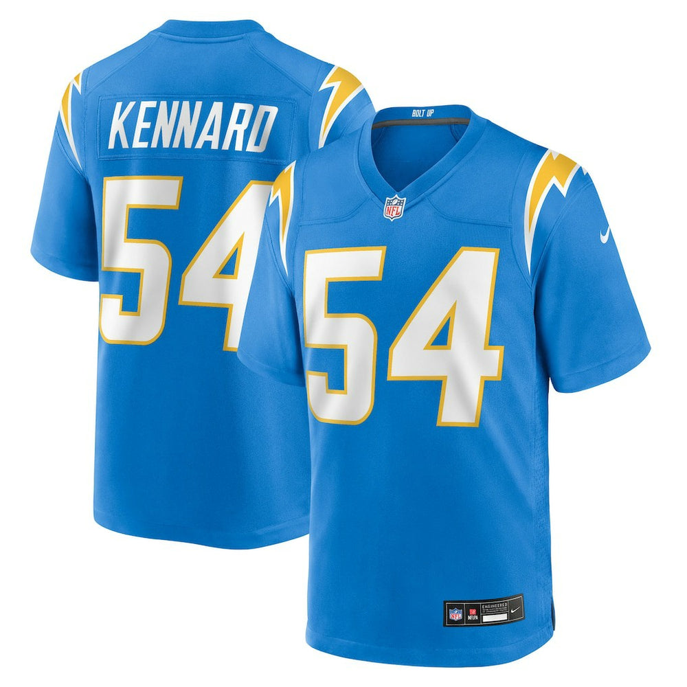 Kyle Kennard Los Angeles Chargers Team Game Jersey - Powder Blue