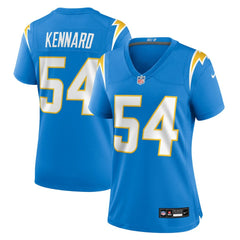 Kyle Kennard Los Angeles Chargers Women's Team Game Jersey - Powder Blue