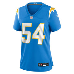 Kyle Kennard Los Angeles Chargers Women's Team Game Jersey - Powder Blue